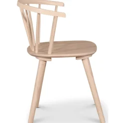 Pinnstol i whitewash - Karmstol Dalsland + Stolsdyna