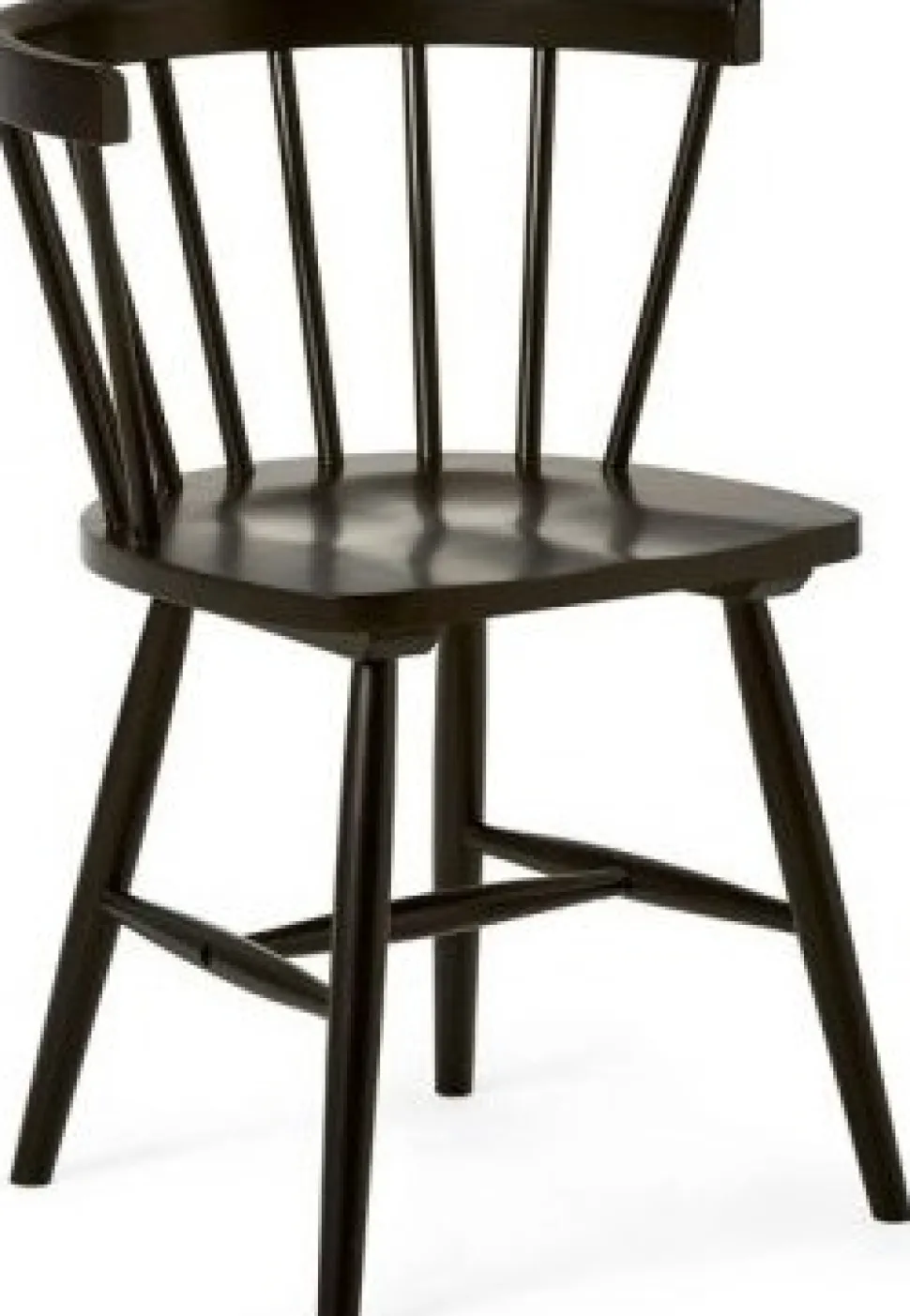 Pinnstol Sandhamn karmstol - Svart