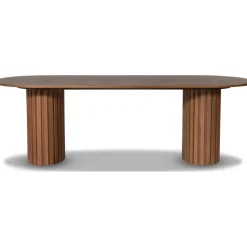 PiPi ovalt matbord 240 cm - Valnöt