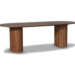 PiPi ovalt matbord 240 cm - Valnöt