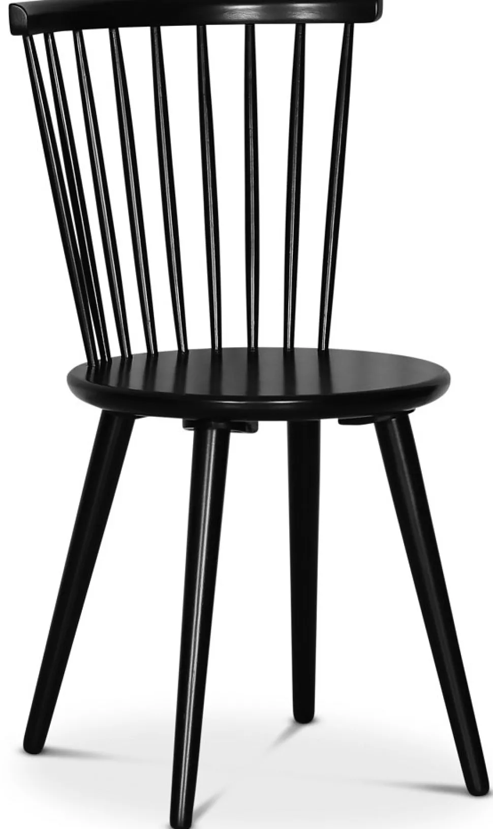 PiPi ovalt matgrupp 240 cm inkl 8 st svarta pinnstolar Castor - Oljad ekfanér + 5.00 x Möbeltassar