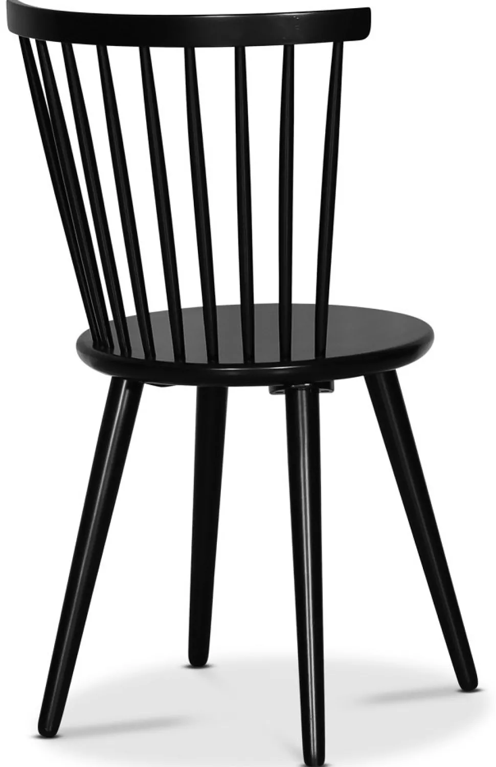 PiPi ovalt matgrupp 240 cm inkl 8 st svarta pinnstolar Castor - Oljad ekfanér