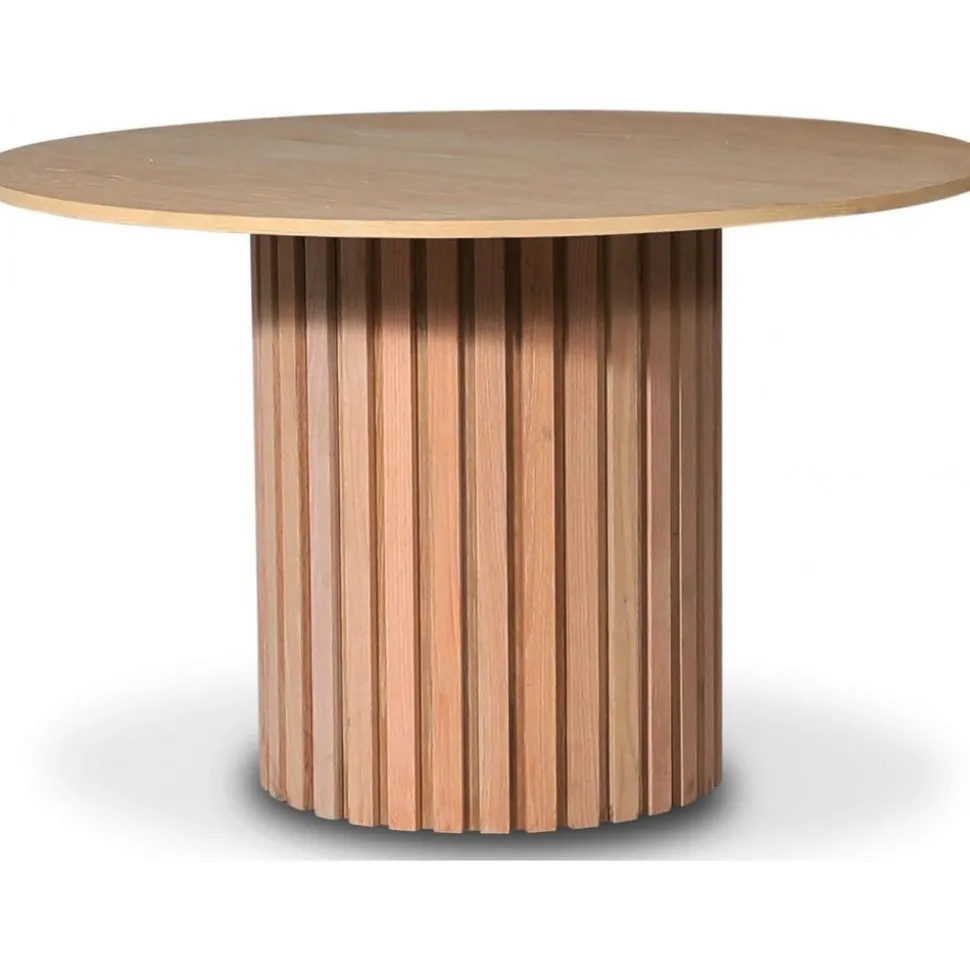 PiPi runt matbord Ø120 cm - Oljad ek