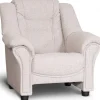 Plaza fåtölj i beige tyg