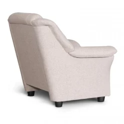 Plaza fåtölj i beige tyg