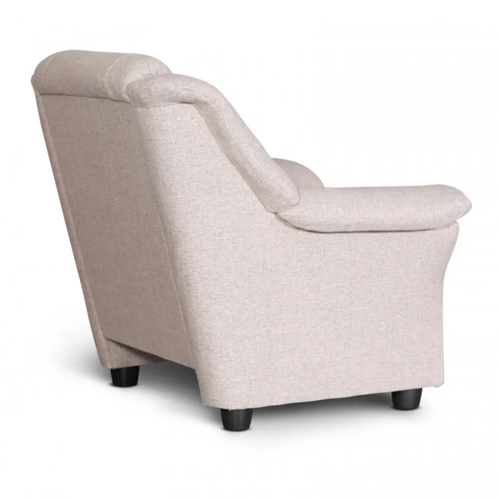 Plaza fåtölj i beige tyg