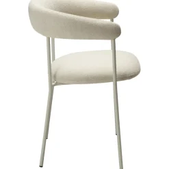 Plenti karmstol - Vit bouclé/cashmere