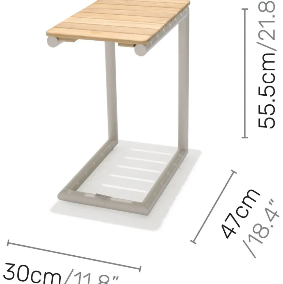 Portals loungegrupp 4 - Vit/teak