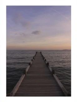 Posterworld - Motiv Purple pier - 50x70 cm