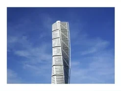 Posterworld - Motiv Turning Torso sky - 50x70 cm