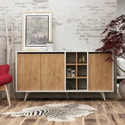 Prava skänk - Ek/vit