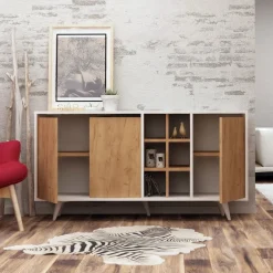 Prava skänk - Ek/vit