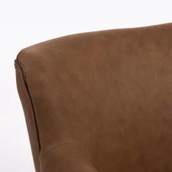 Professor fåtölj i brun vintage