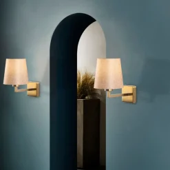 Profil vägglampa 4651 - Guld/vit