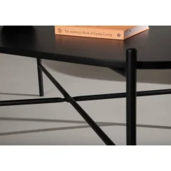 Pueblo soffbord 120 x 60 cm - Svart