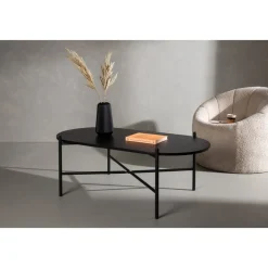 Pueblo soffbord 120 x 60 cm - Svart