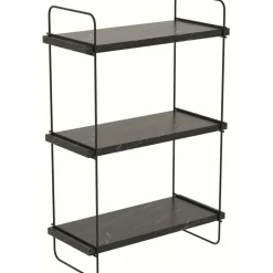 Pulalis vägghylla - Svart marmor