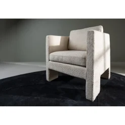 Ragusa fåtölj - Vit bouclé