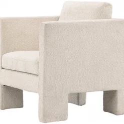 Ragusa fåtölj - Vit bouclé