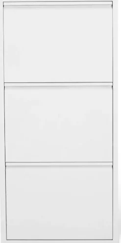 Ramsjö 50 cm brett skoskåp 3 st fack - Vit + Textilrengöring för möbler