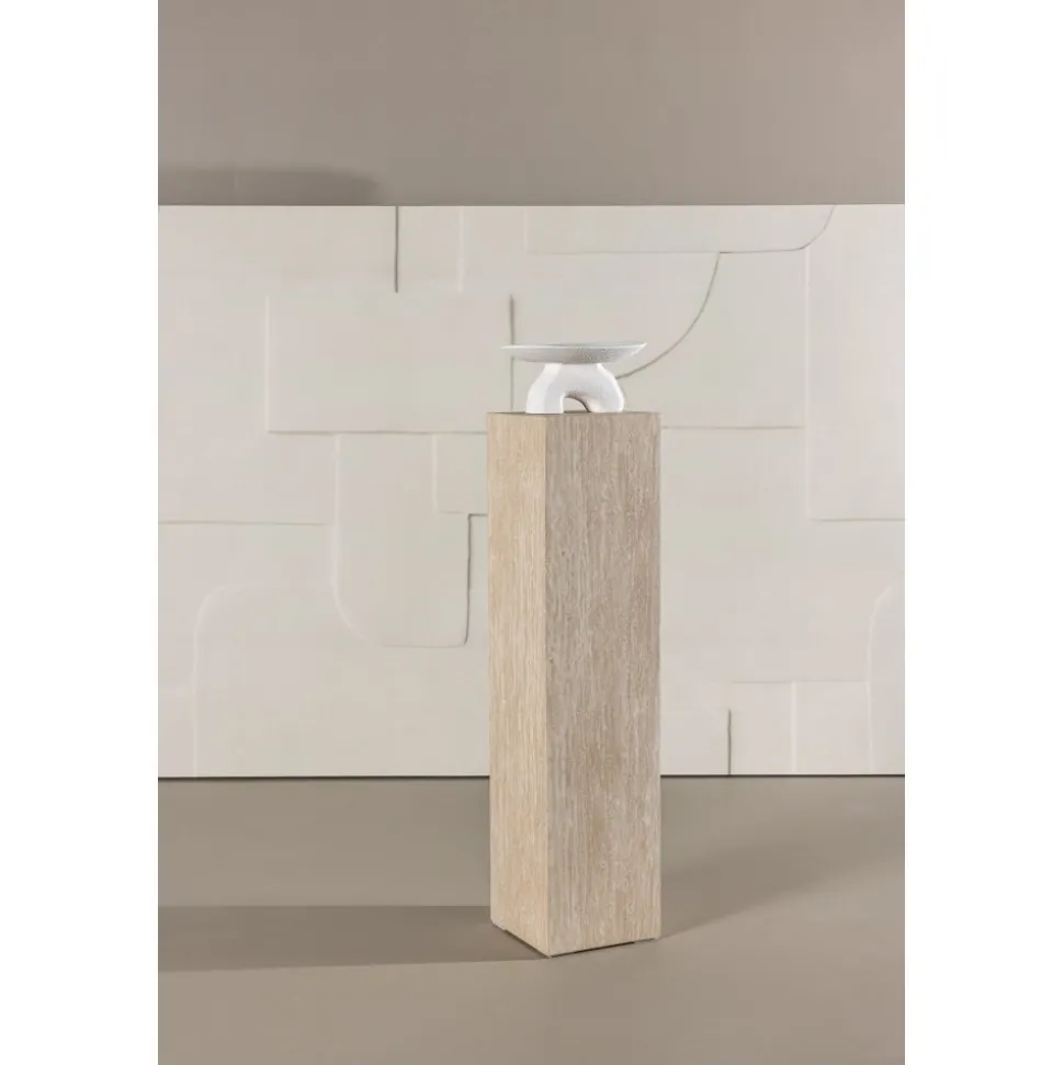 Ramsvik sidobord H:95 cm - Travertin-look