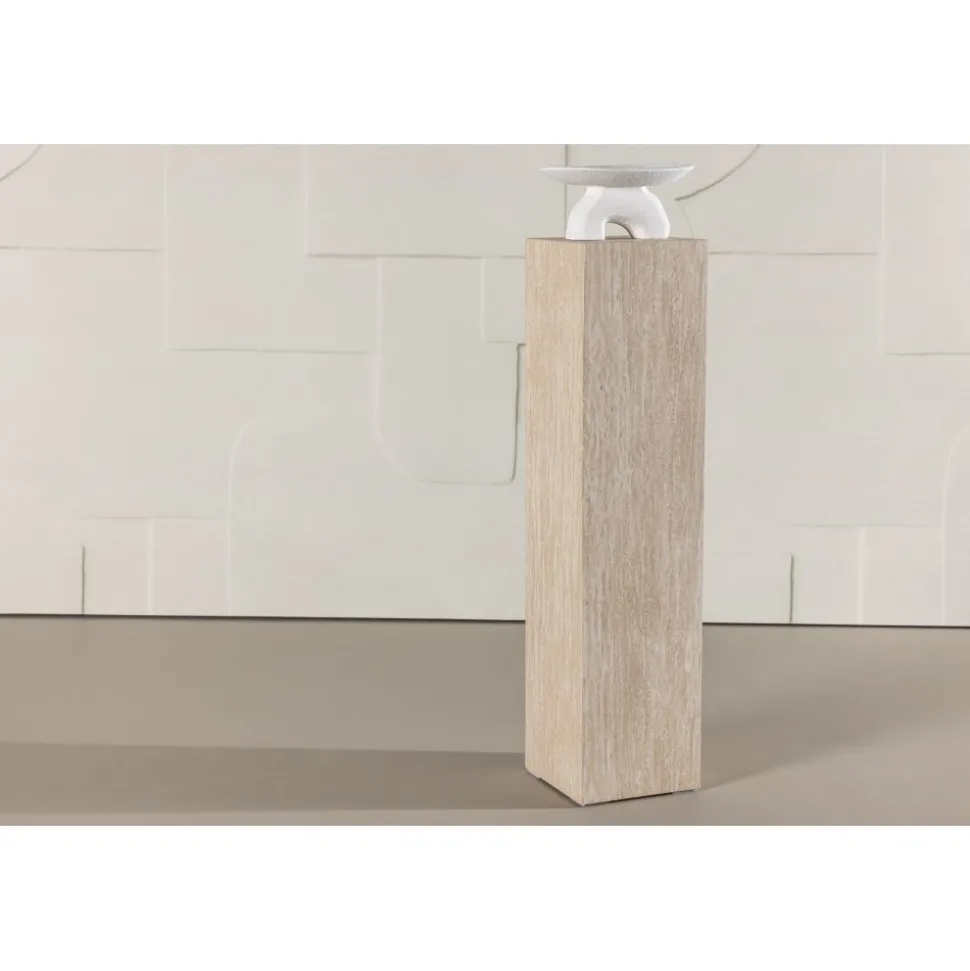 Ramsvik sidobord H:95 cm - Travertin-look