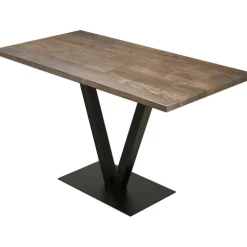 Rana matbord 125 x 66 cm - Valnöt/svart