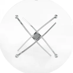 Raymond matbord Ø100 cm - Krom