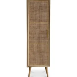 React skåp i rotting med handtag i mässing