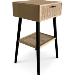 React sängbord - Rotting / Svart