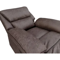Reclinerfåtölj brun (Mikrofiber) - Riverdale