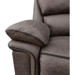 Reclinerfåtölj brun (Mikrofiber) - Riverdale + Fläckborttagare för möbler