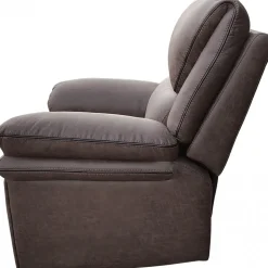 Reclinerfåtölj brun (Mikrofiber) - Riverdale + Fläckborttagare för möbler