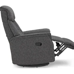 Reclinerfåtölj i grått tyg - Umeå