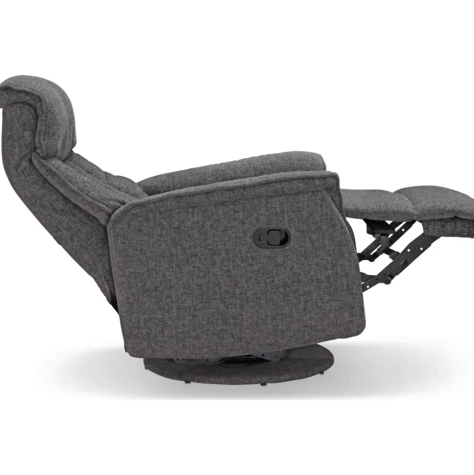 Reclinerfåtölj i grått tyg - Umeå