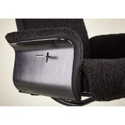 Reclinerfåtölj med fotpall Svart / Krom - Hagön