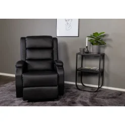 Reclinerfåtölj med fotstöd svart - Bengt + Fläckborttagare för möbler