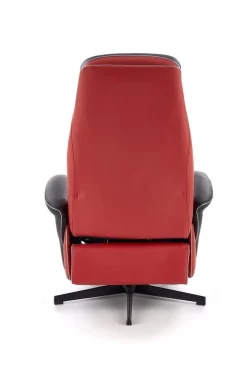 Reclinerfåtölj svart / röd - Camaro lyx + Fläckborttagare för möbler