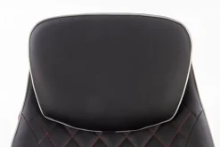 Reclinerfåtölj svart / röd - Camaro lyx