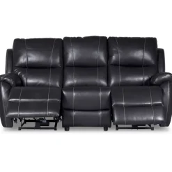 Reclinersoffa 3-sits i svart Microfiber - Enjoy Chicago