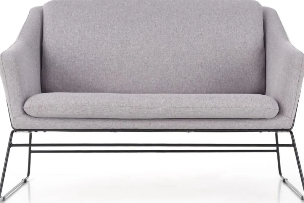 Regina 2-sits soffa i ljusgrått tyg