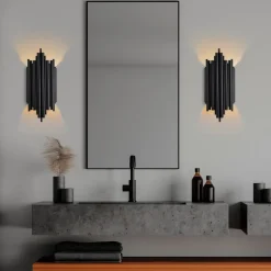 Reis vägglampa 13340 - Svart