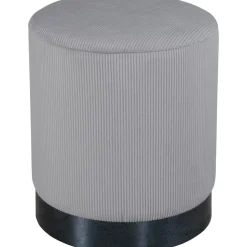 Remi sittpuff - Grå manchester