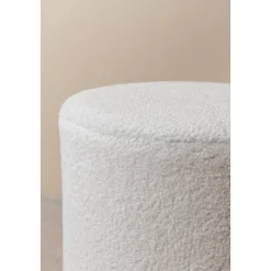 Remi sittpuff - Vit teddy