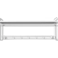 Revel vit hatthylla 80 cm bred