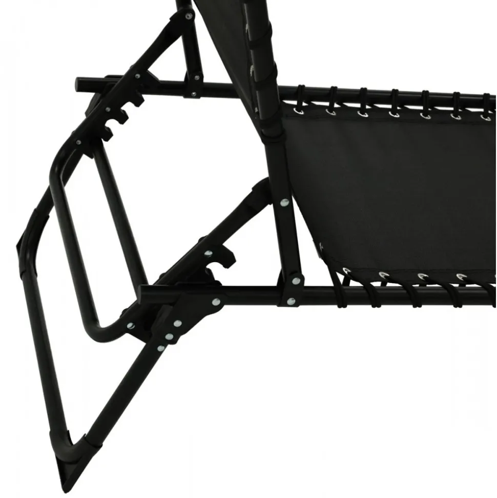 Örgryte solsäng - Ställbar | Svart