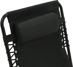 Örgryte solsäng - Ställbar | Svart + Rengöringsmedel för utemöbler