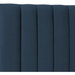 Ribbersborg sänggavel (Blå sammet) - Valfri bredd