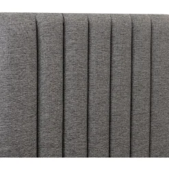 Ribbersborg sänggavel (Grått tyg) - Valfri bredd