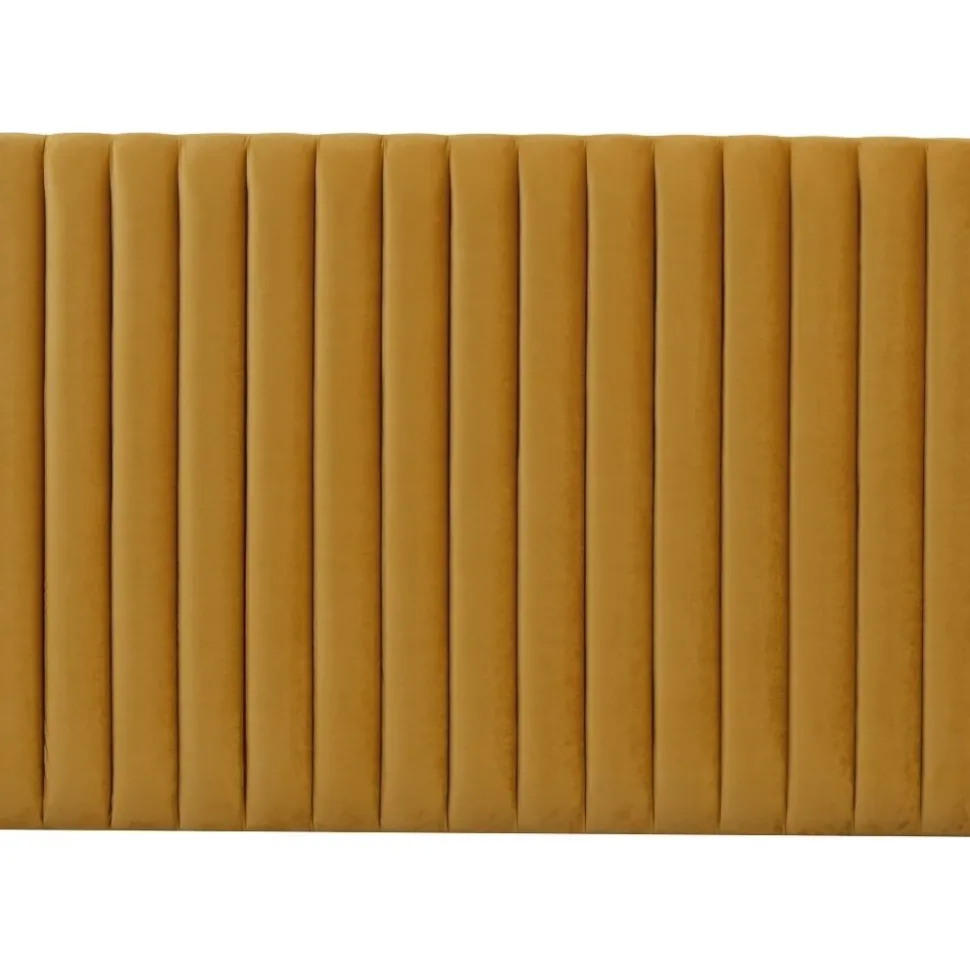 Ribbersborg sänggavel (Guld sammet) - Valfri bredd